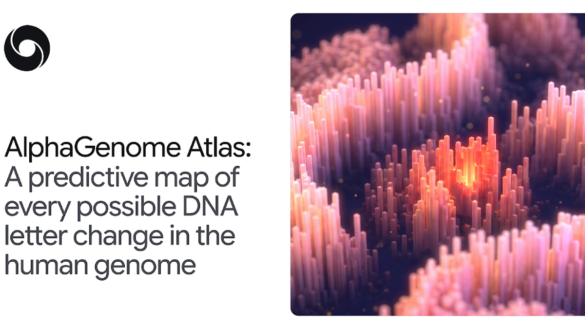 AlphaGenome Atlas（Google DeepMind公式ブログの画像）