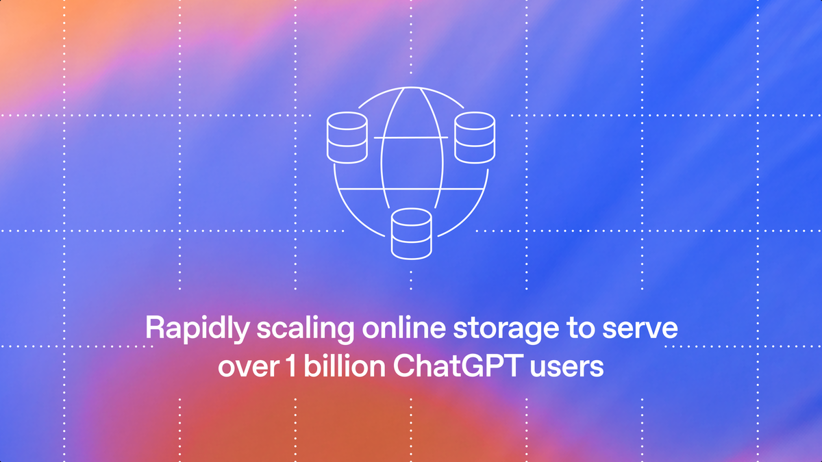 OpenAIが「週に10億人超」の裏側のストレージ基盤Habitatを解説──毎秒7,000万リクエスト・500PB・3年連続で年10倍超の成長。Pythonで粘ってから、エンジニア2人＋Codex＋GPT-5.5でRustに書き直し、CPU効率6倍・メモリ15倍の記事画像