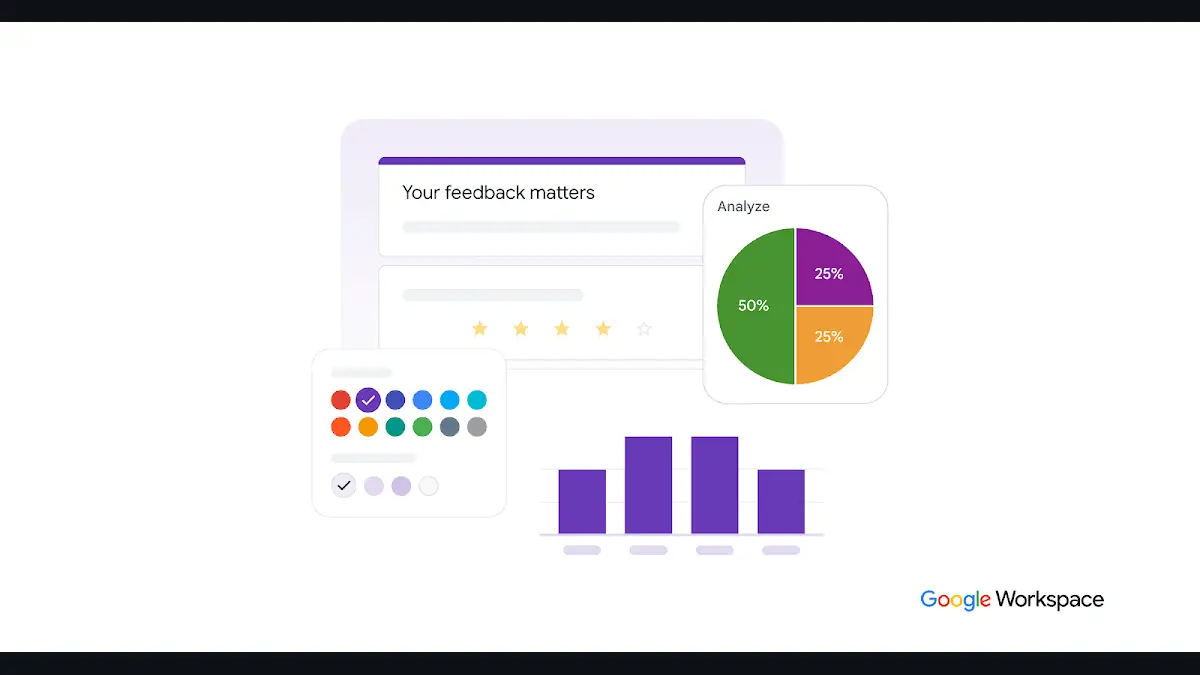 Googleフォームのアンケートの作り方──forms.google.comで「空白のフォーム」を押して質問を足し、公開して回答をスプレッドシートで集計。Geminiの質問作成は個人ならGoogle AI Pro・Ultraが対象【2026年10月版】の記事画像