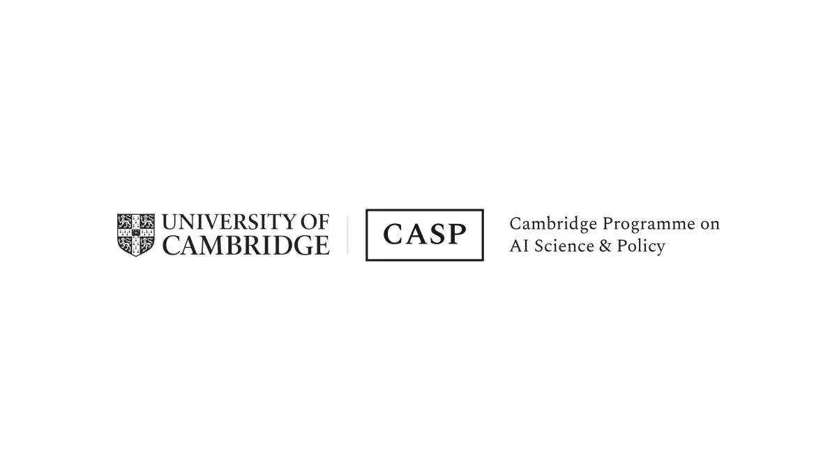 ケンブリッジ大学とCASP（Cambridge Programme on AI Science & Policy）のロゴ