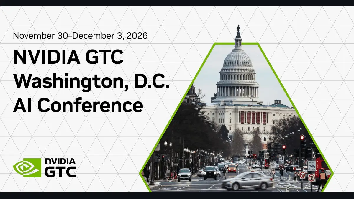 NVIDIA GTC Washington, D.C. 2026は11月30日開幕──基調講演は12月1日Jensen Huang氏、AWS re:Inventと4日間重複しAWS自身がダイヤモンドスポンサーにの記事画像